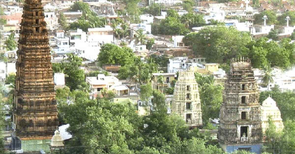 Temple Aerial View